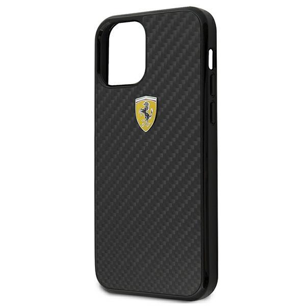 Ferrari Fercahcp12Sbk Iphone 12 Mini5,4 Czarny/Black Hardcase On Track Real Carbon