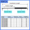1PC 330mm-410mm 45kg/450N Universal Gas Spring Furniture Strut Bar Car Shock Absorber Hydraulic Lift Support Machine Gas Lift