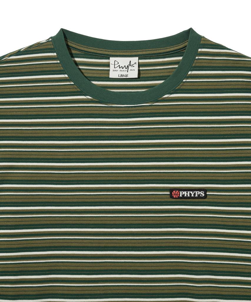 Physical Department Vintage Striped Long Sleeve_Green