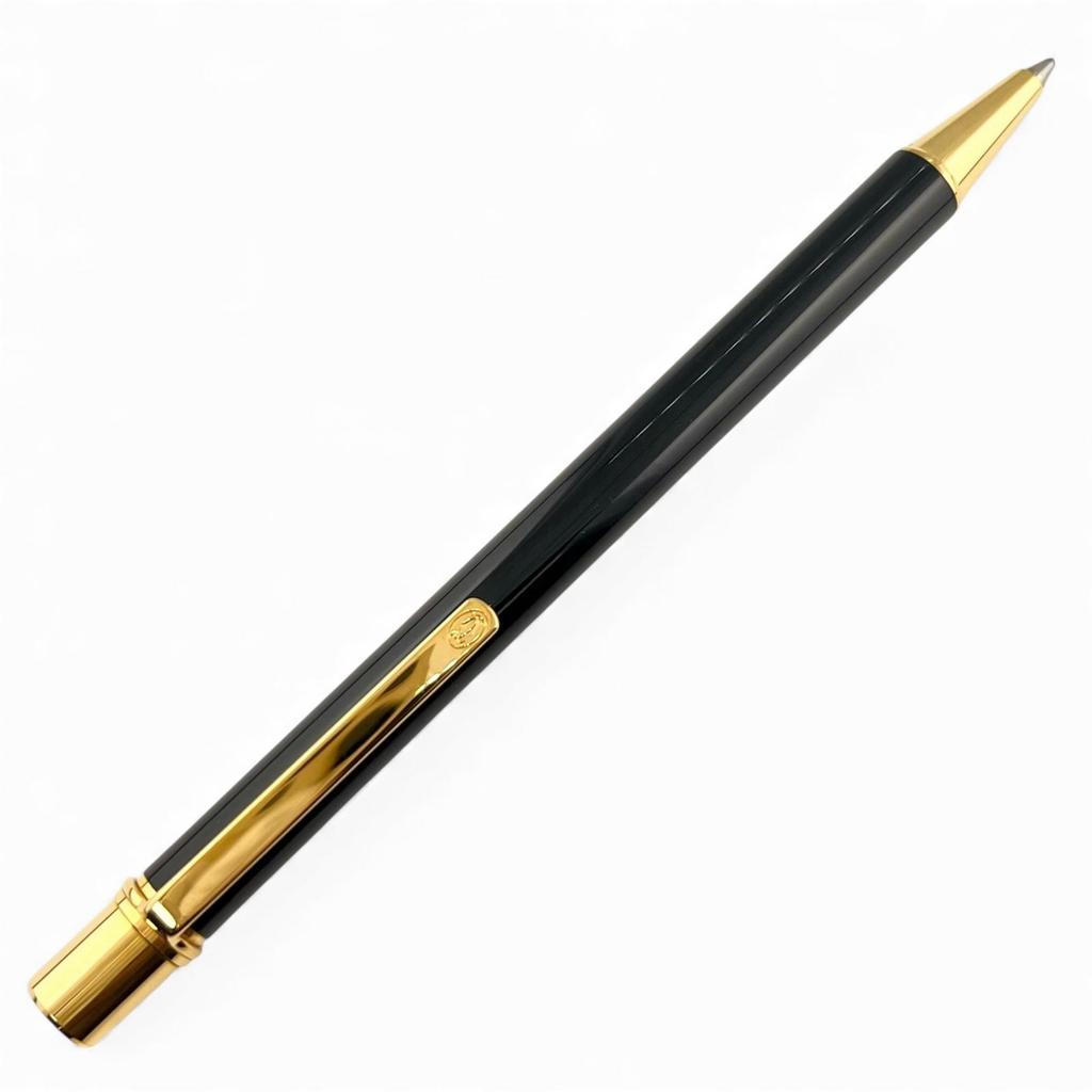 Excellent Cartier Ballpoint pen Twist type black mens Used