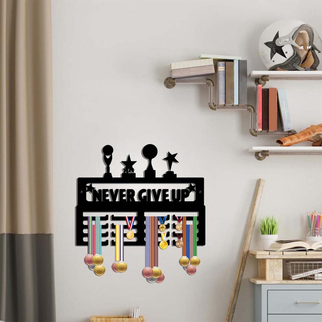 Decorative Wall Mounted Rack for Displaying Awards, Medals and Trophies
