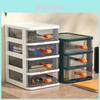 Modern Minimalist Plastic Desktop Storage Box With Drawers For Office And Home Organization