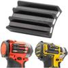 Self-adhesive Magnetic Bit Holder Black Rubber Drill Bit Holder Power Tool Parts Wear-resistant Bit Storage Clip