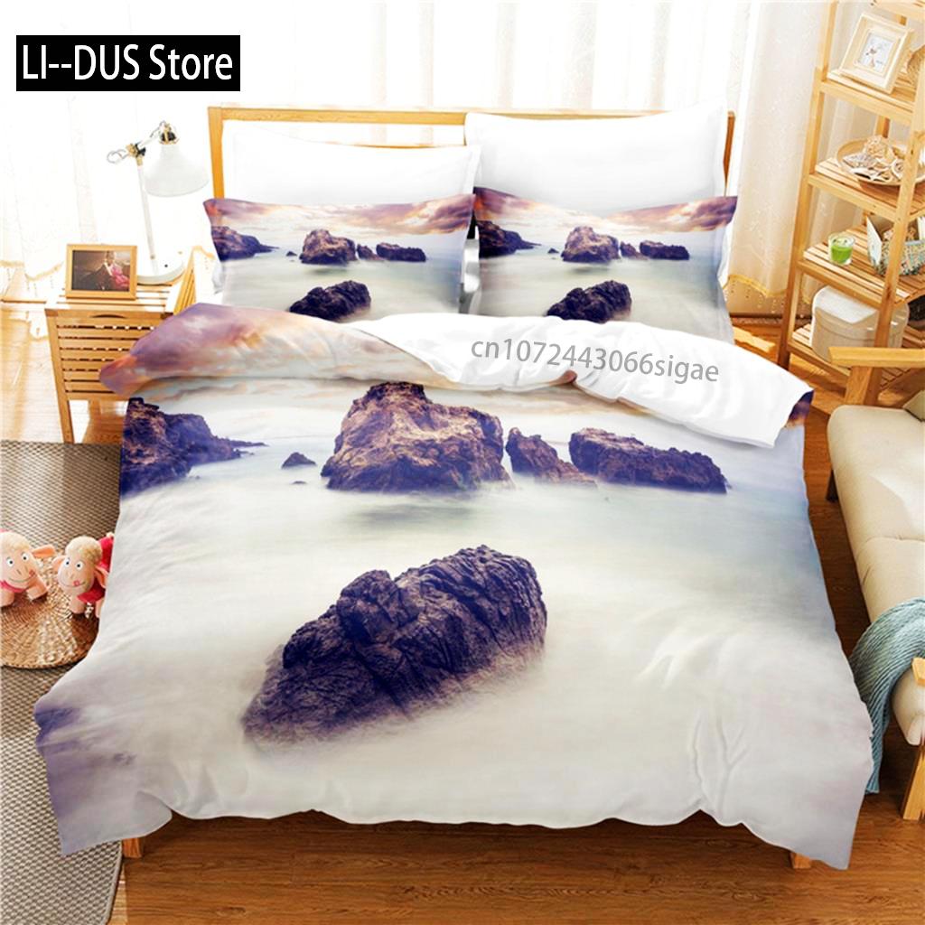 Marine Reef Bedding Set Duvet Cover Set 3d Bedding Digital Printing Queen Size Bedding Set Fashion Design