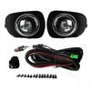 2PCS Car LED Fog Lamp For Mitsubishi Montero/ Pajero Sport 2010-14/L200/Triton 2013-15 Front Bumper Drive Light Assembly Kit 12v