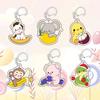 Funny Animal Bag Decoration Pendant Backpack Jewelry Accessories Gift Cartoon Cute Zodiac Keychain Acrylic Pendant Fruit