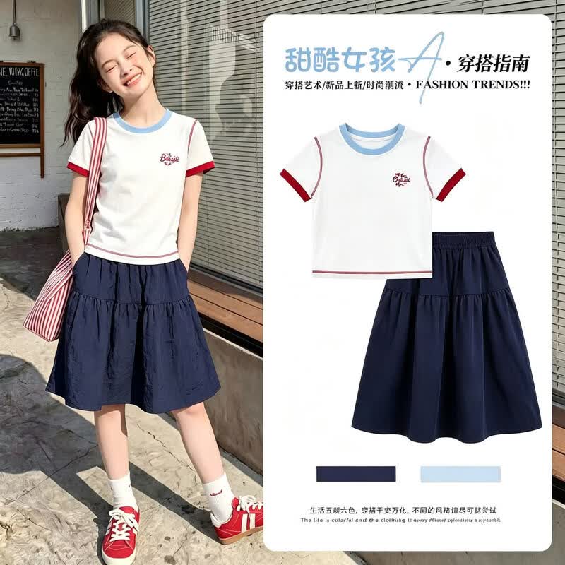 Moonkids Girls 2026 Summer Casual Dress 160cm