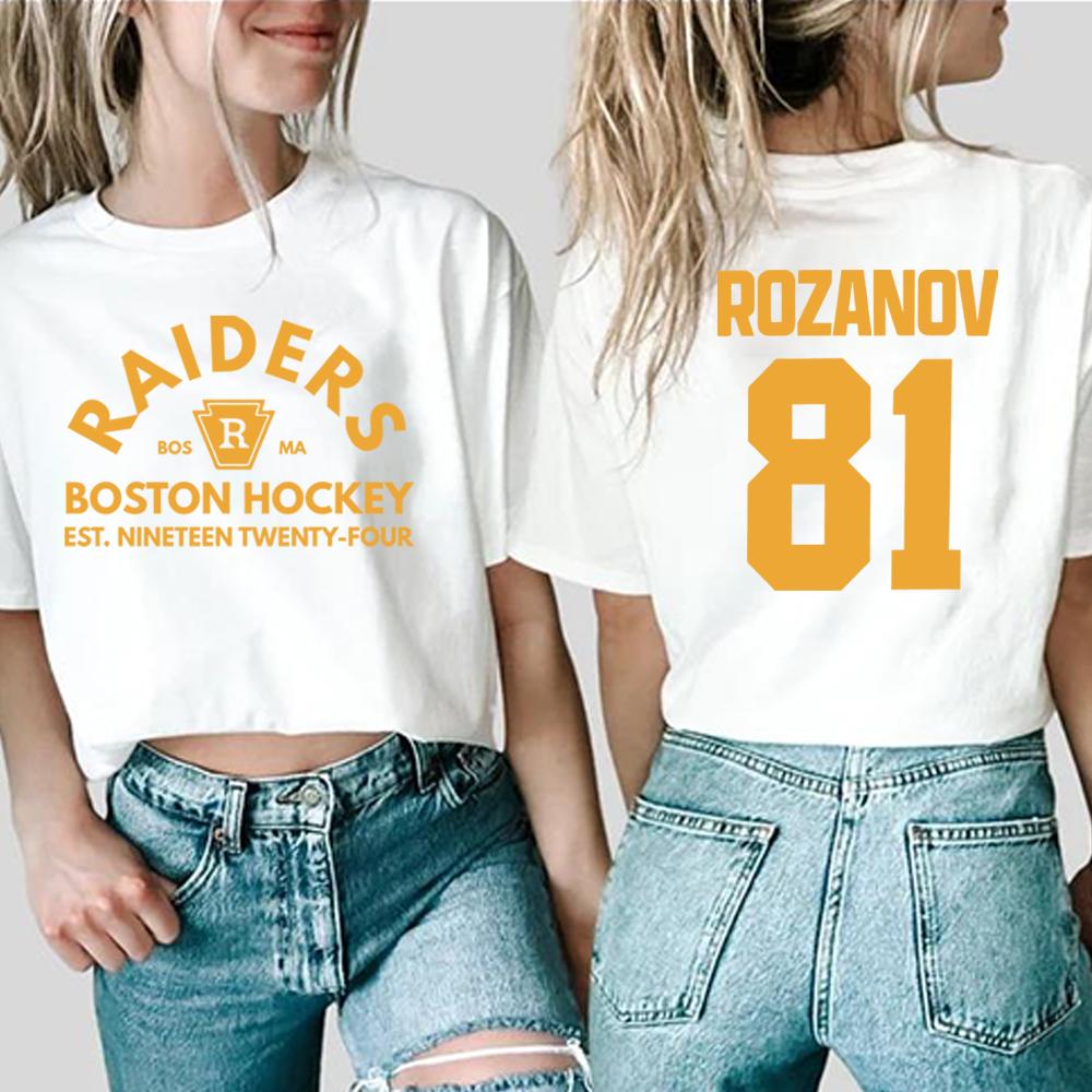 Ilya Rozanov 81Boston Raiders Shirt Hudson Williams Connor Storrie Tshirt Heated Rivalry Tee Ilya Rozanov Shane Hollander Tops