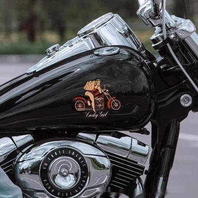 Retro Fashion Retro Fuel Tank Stickers Motorcycle Electric Car Body Stickers Motorcycle Helmet Personalized Creative Stickers