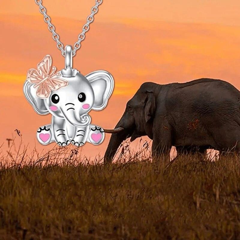 

Moda Elegante Mujer Elefante Colgante Воротник Nuevo Животный воротник Exquisita Damas Joyería Aniversario Cumpleaños Regalo Para Novi