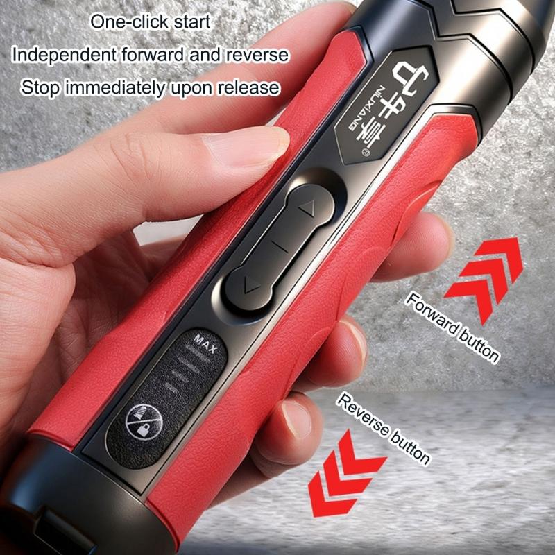 Industrial Cordless Screwdriver With Precisions Torques Adjustment Magnetic Tip Enhanced Control Repair Tool