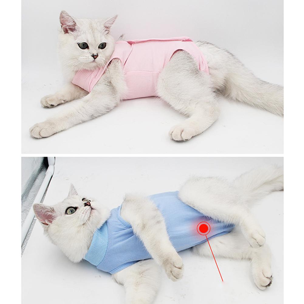 Pet Cat Surgery Suit High Elastic Breathable Anti-licking Anti-scratch Weaning Clothes Pet Supplies
