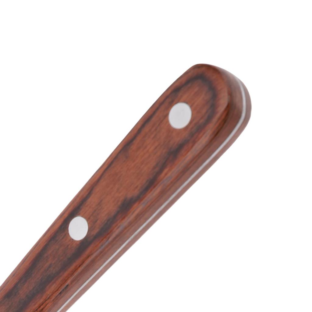 Frying Spatula Wood Handle Stainless Steel Multifunctional Shovel for Barbecue Grill Kitchen Cooking