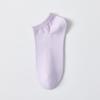 Women's Summer Thin Cotton Ankle Socks - Antibacterial, Odor-Resistant, Breathable, Sweat-Absorbing in Solid White