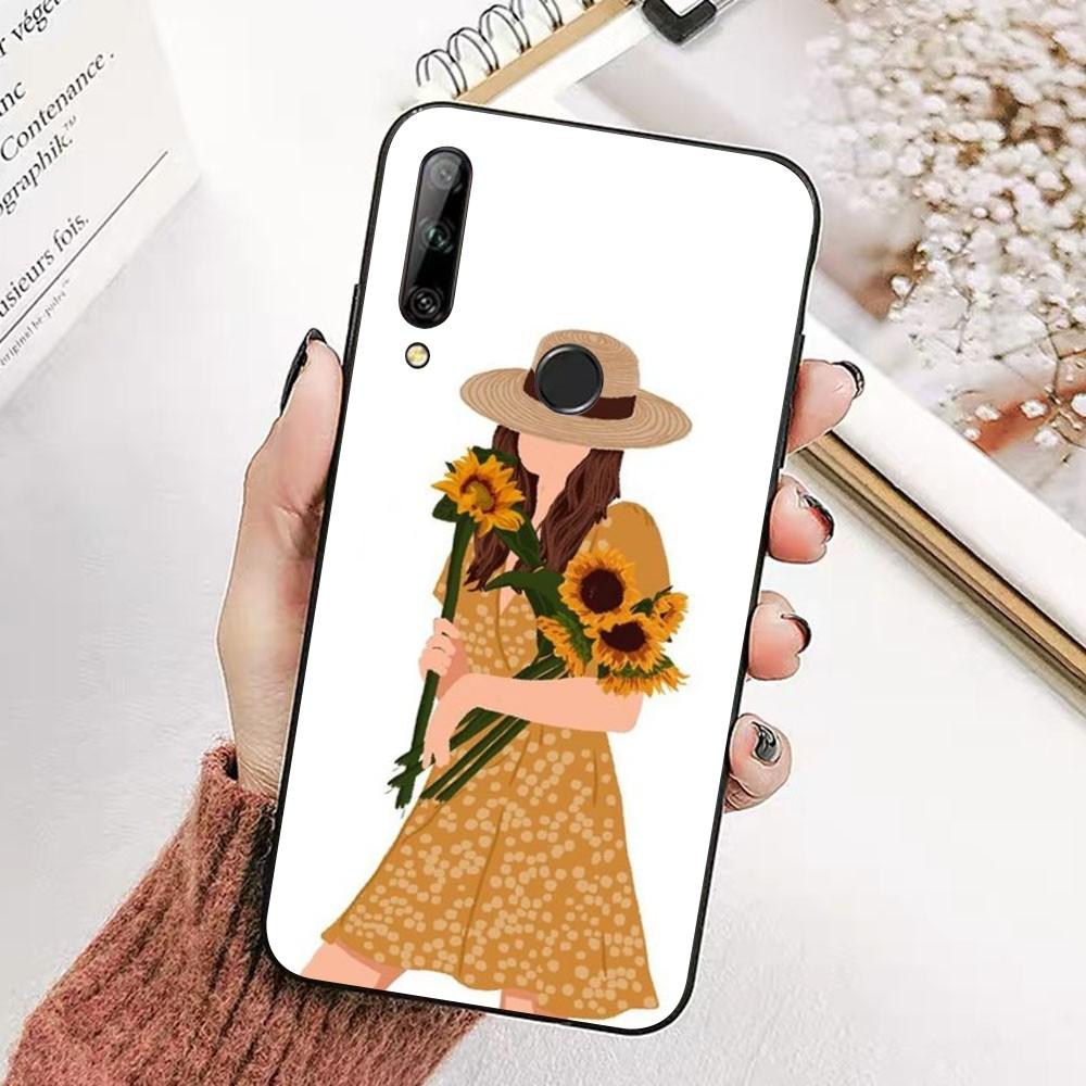 Sunshion girl Phone Case For Huawei Honor 10 lite 9 20 7A 9X 30 50 60 70 pro plus Soft Silicone Cover