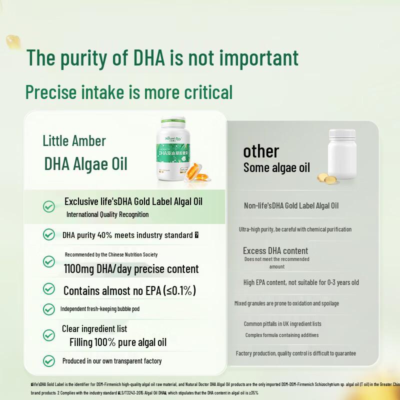 Natural Doctor Little Amber DHA Algae Oil