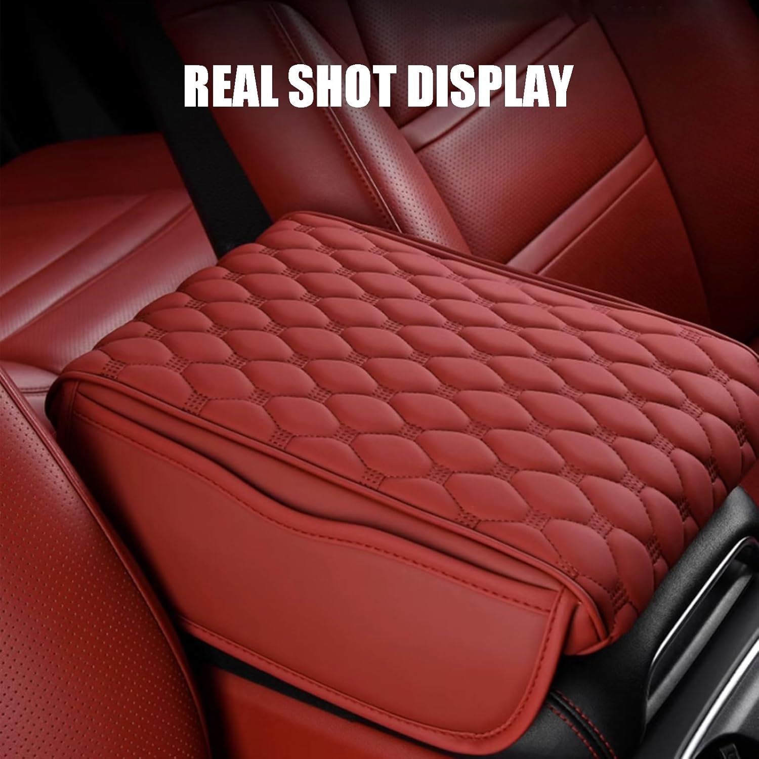 

Car Center Console Cushion Pad for BMW X3 G01 F25 E83 2003-2019 2020 2021 2022 2023 2024 Car Armrest Pad Automobile Armrest Box Pad Cover Auto 32*16*5 червоний