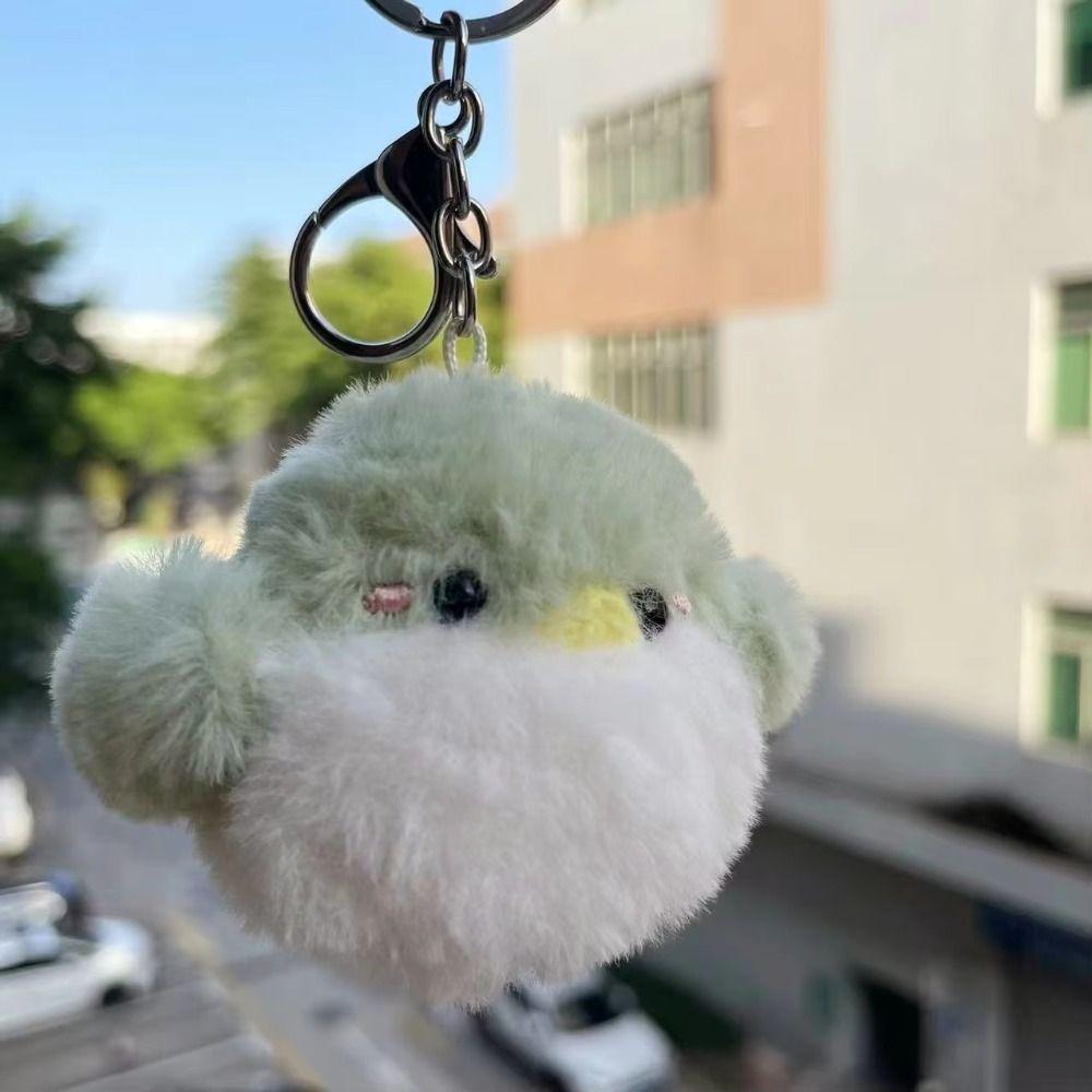 JinYoung Jackson GOT7 Plush Keychain Key Ring Bird Key Ring Cartoon Bird Plush Pendant Kids Toy