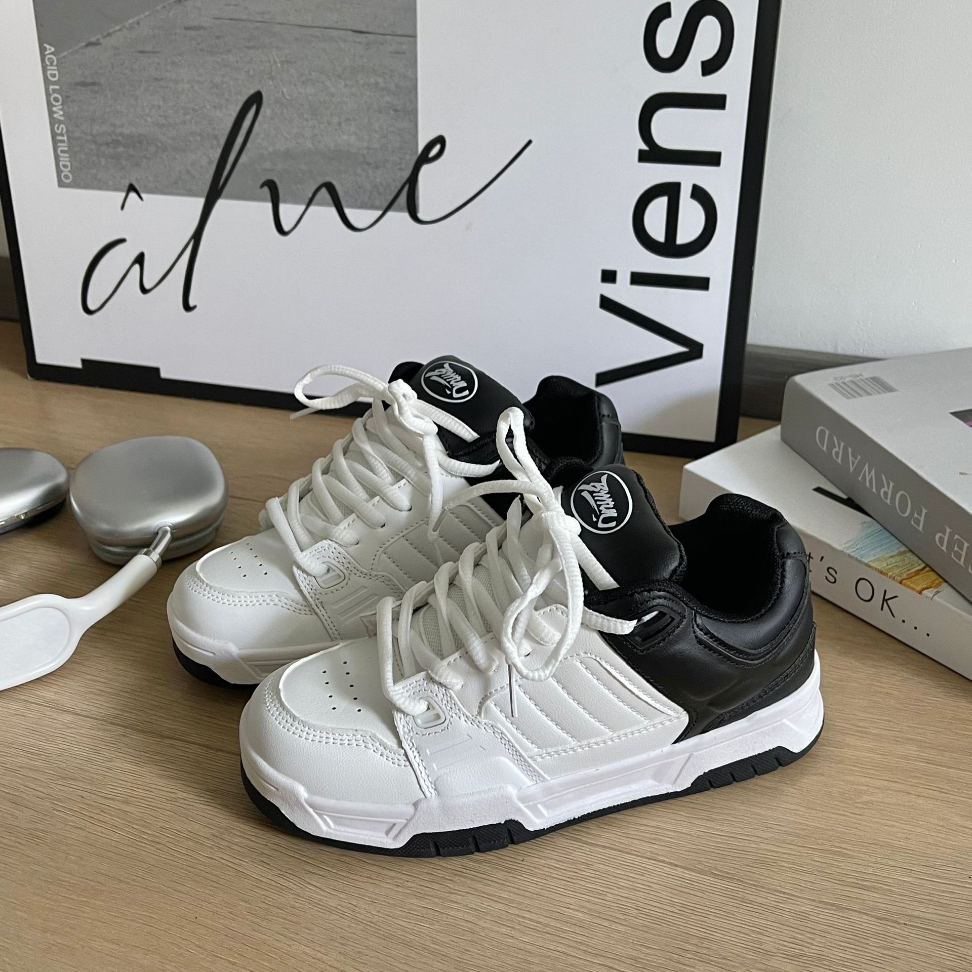 Summer new ins style board shoes heightened platform sports style casual student shoes 36