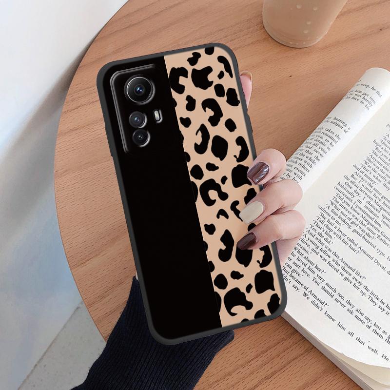 Cover For Redmi Note 12S Phone Case Fashion Vintage Leopard Painted Shell Soft Silicone Funda For Redmi Note12S Capa 6.43" Bags