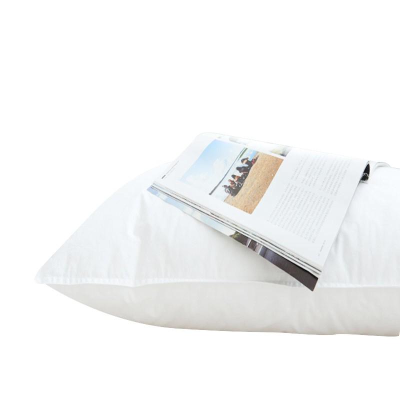 Hotel-Grade Cotton Cover Pillow With Dual-Use Buckwheat Microfiber Fill Soft Support Adults