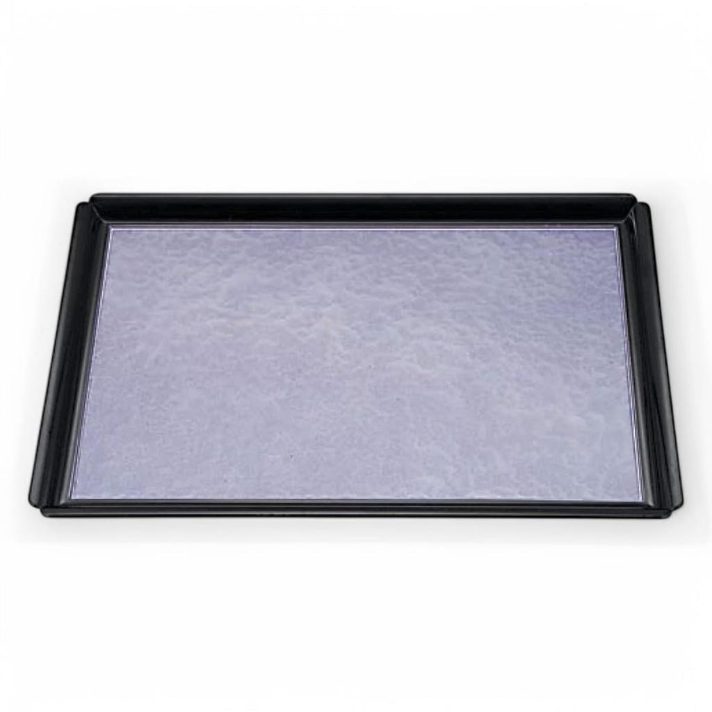 Made in Japanese 1 Shaku Mokko Shiun Black Lacquer x x J-kitchens Placemat, Tray, Japan, Beauty, (1.5 cm), Rectangular, Weak, SL, (33cm 24.9cm 2cm)