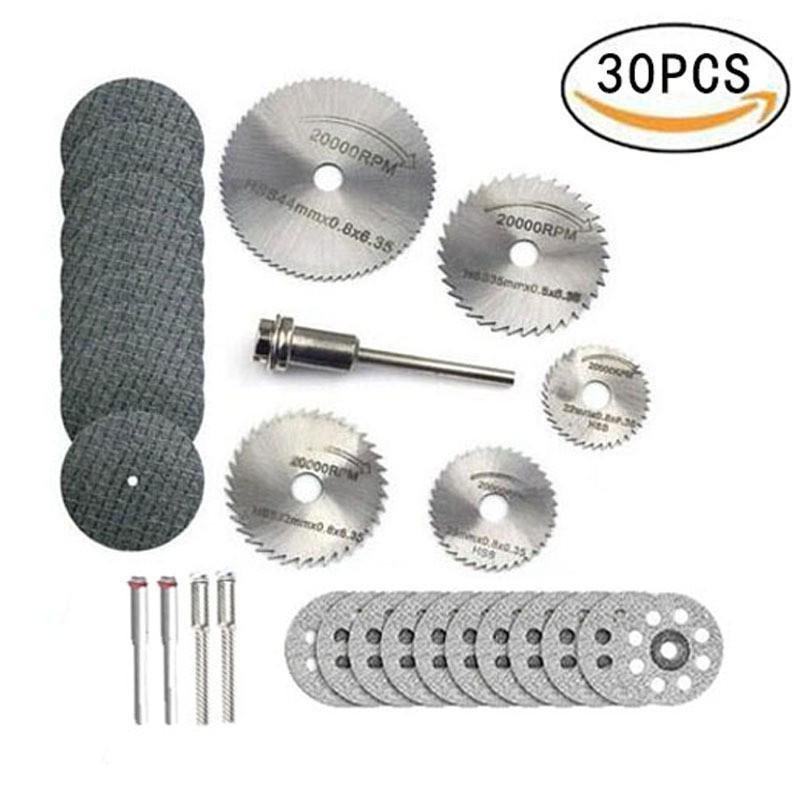 Power Drill Circular Saw Blade Set - High-Speed Steel Thin Cutting Disc for Woodworking and Electric Grinder