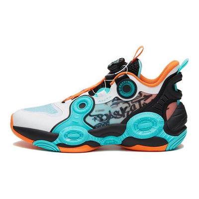 Formé 2 Confortable Sports Antidérapant Résistant à l'usure Mi-Haut Chaussures de Basket pour Enfants Chaussures de Basket pour Enfants Jupiter-Orange 312321102H-3