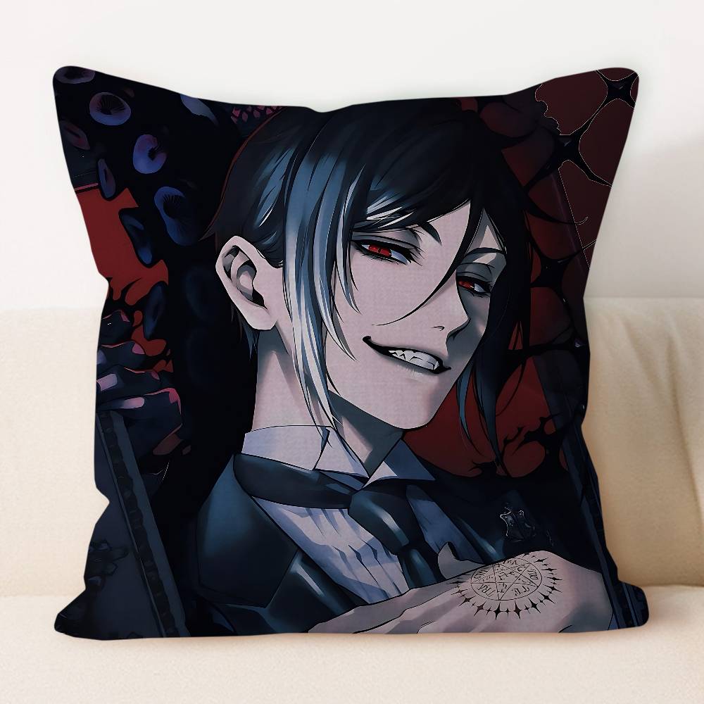 B-Black Butler Kissenbezug 30x50 Polyester Sofakissen Dekorative Wurfkissen Heimdekoration Kissenbezug
