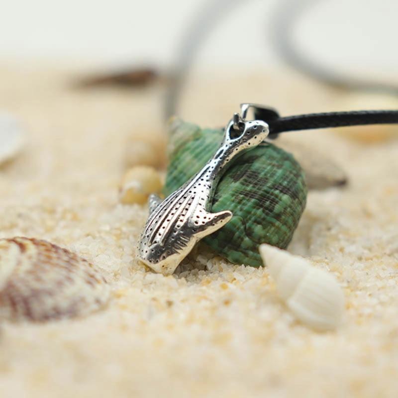 Stylish Shark Necklace for Men 60cm Featuring Dolphin and Tortoise Tail Designs Great for Beach Fashion Pieces