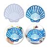 3D Resin Mold Epoxy Resin Mold with Realistic Scallop Shapes Fine Carved Silicone Mold for Wall Desktop Décoration