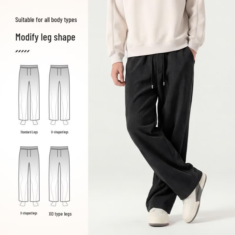 Jeanswest Life Chenille Drawstring Straight Pants