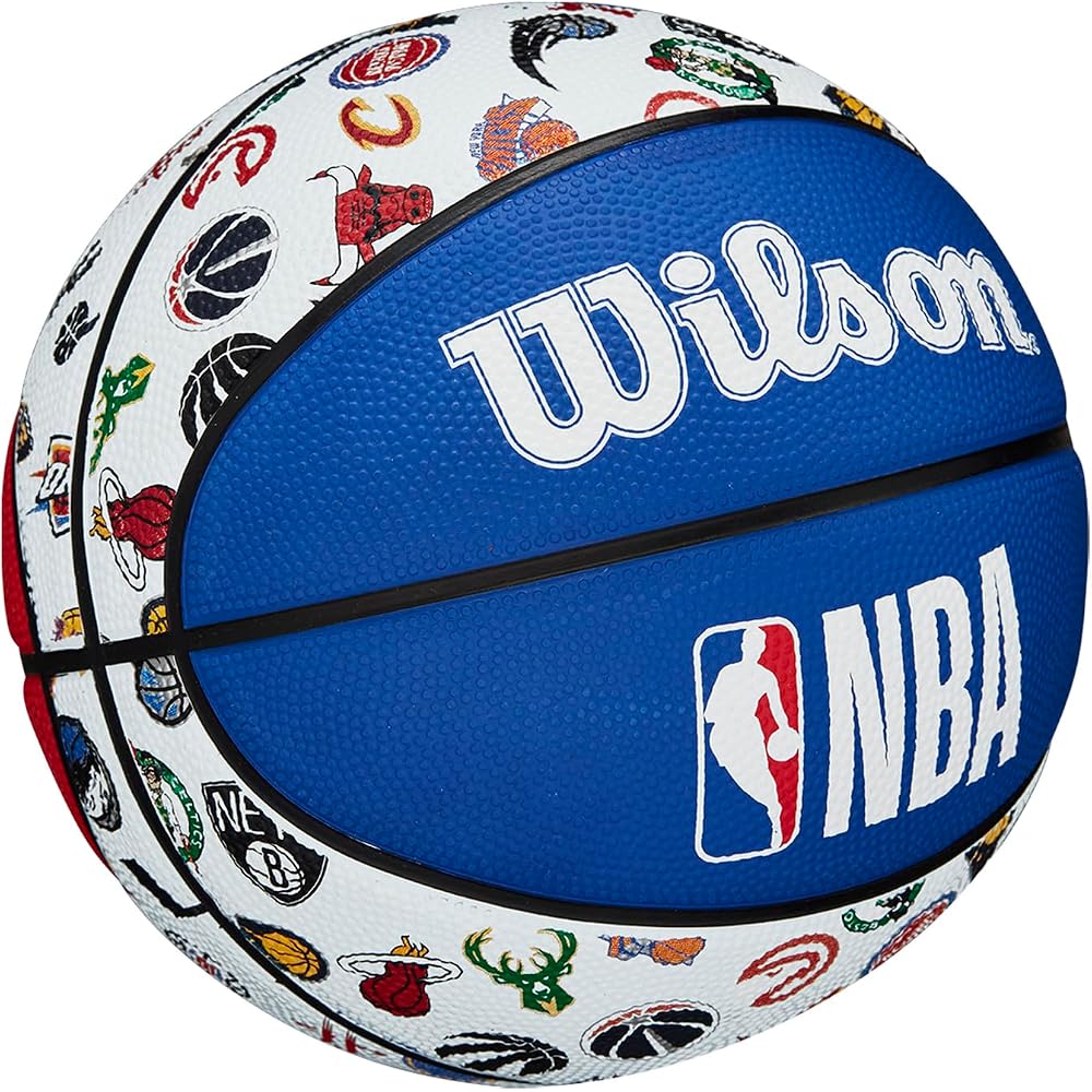 Wilson NBA All Team WTB1301XBNBA03 Outdoor Basketball Size 3 Red White Blue