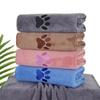 35×75Cm / 50×100Cm Microfiber Pet Bath Towel Mat Quick‑Dry Super Absorbent Bathing Towels For Dogs & Cats Pet Grooming Supplies
