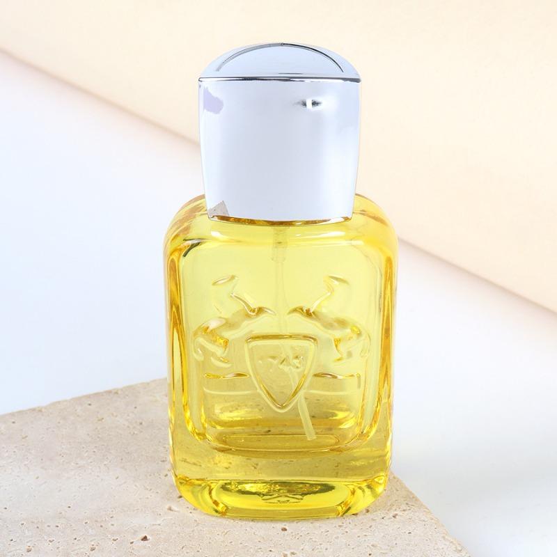 30ML perfume spray bottle color high-end travel sub-packaging glass empty bottle simple press large capacity spray bottle Glass&30ml жёлтый