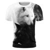 Tricou de modă cu mânecă scurtă cu imprimeu digital 3D la modă plus tricou cu mânecă scurtă pentru bărbați