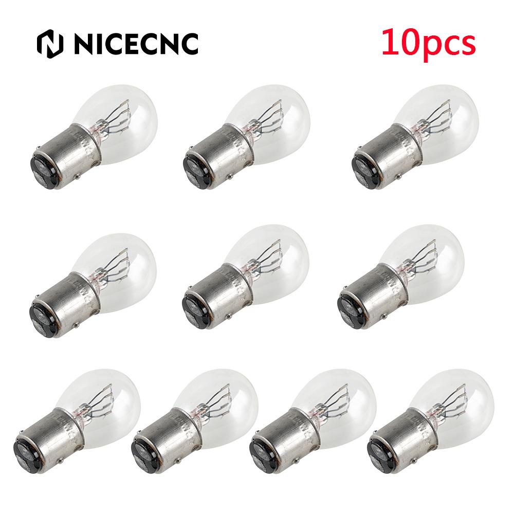 10pcs 6V 5/21W 1154 Light Bulb Motorcycle Brake Lights Taillight Bulbs for Yamaha TT AT CT DT JT IT MX 100 125 175 200 250 350
