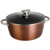 Casserole - Wecook - Copper 50270 - 28cm - Pfoa-free Non-stick - Tempered Glass Lid