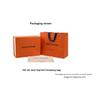 Louis Vuitton Elizabeth Pattern Printed Leather Wallet Unisex Wallet Brown Orange GI0357