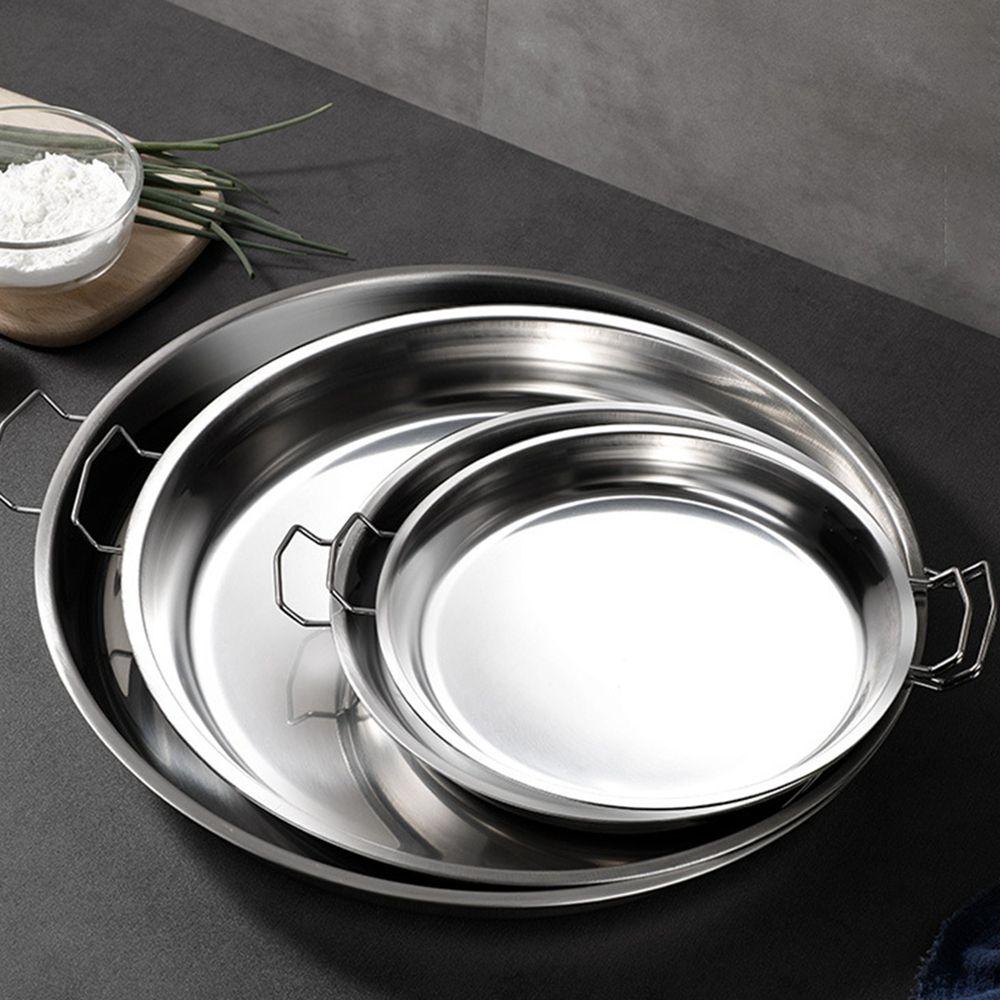Baking Tray Cake Dish Storage Pan Steaming Plates Cold Noodle Plates Dishes Kitchen Serving Tray
