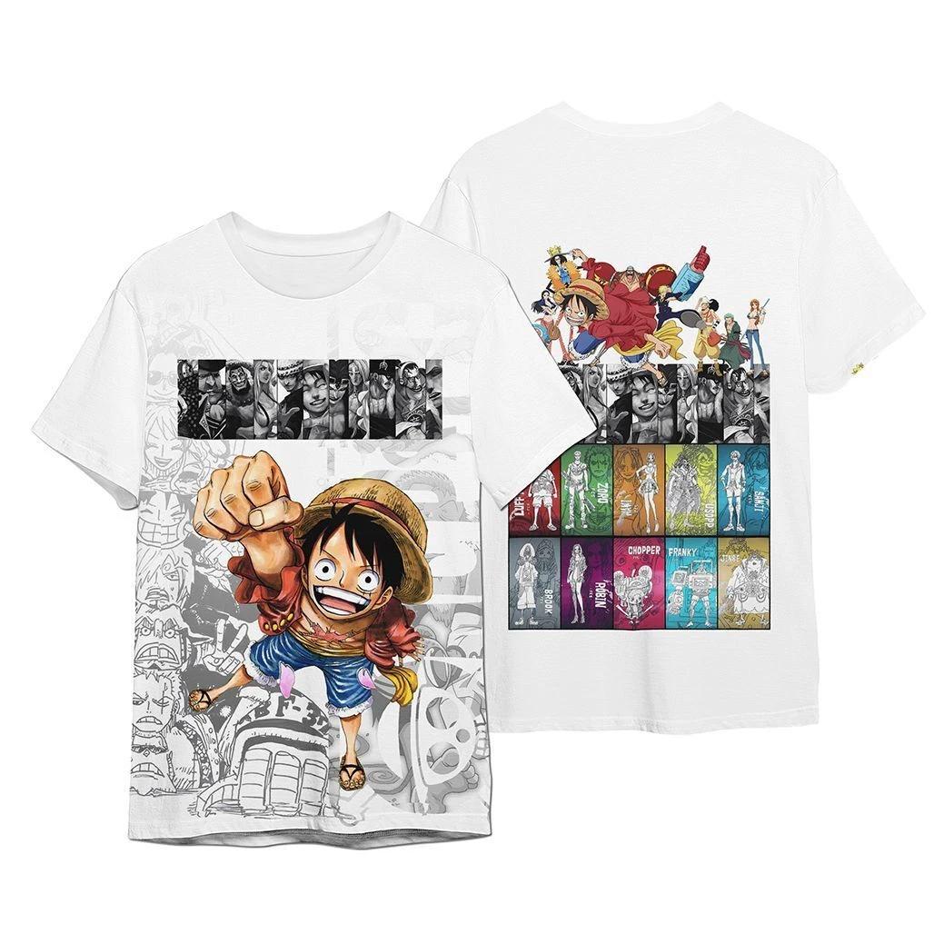 

One Piece Luffy Cosplay Anime Manga T-Shirt Tee Costumes Undershirt Polyester 3XL