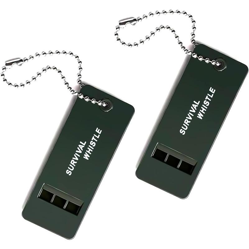 

Снаряжение для кемпинга на открытом воздухе, Снаряжение для выживания, Трехчастотный свисток для выживания, Свисток для спасения жизни, Свисток для оказания первой помощи, Трельный свисток