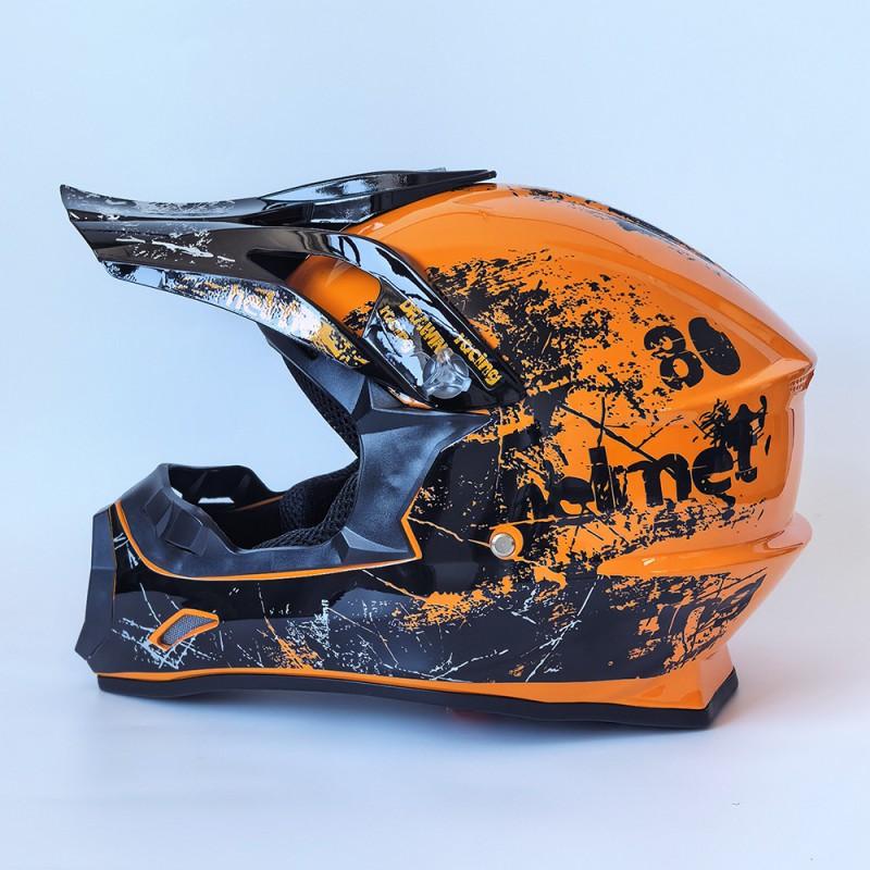 Motorcycle Helmet Adults Unisex Off-Road Full Face ABS Material 60cm Head Circumference