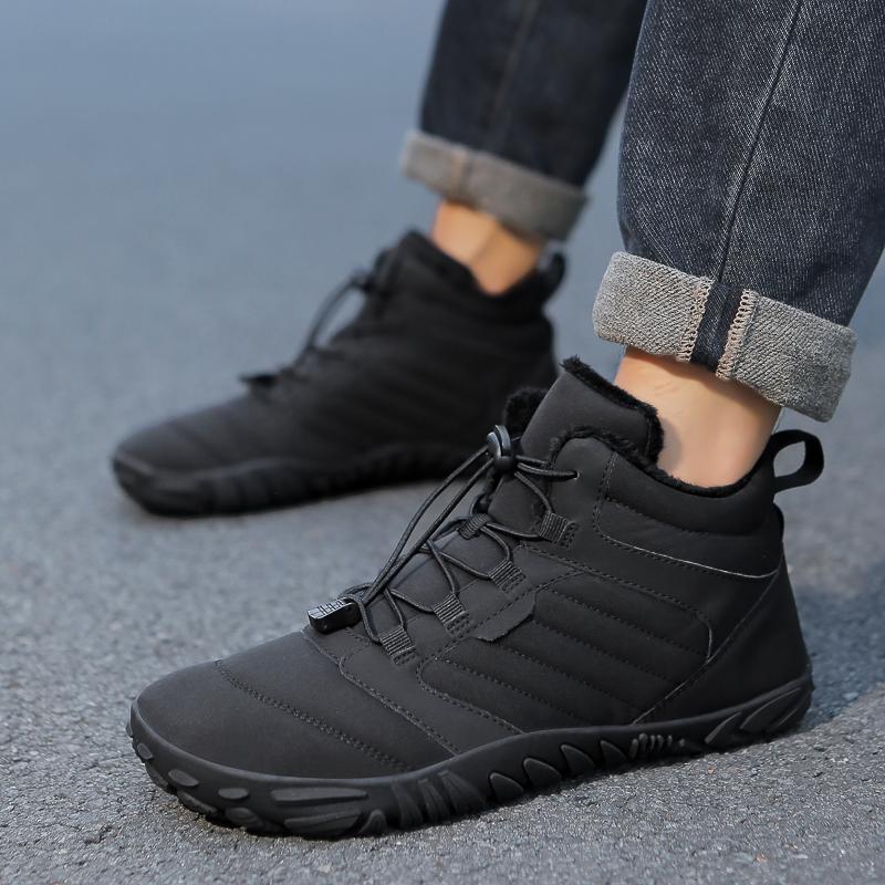 TUINANLE Fashion New Barefoot Snow Boots Winter Warm Sports Shoes Men and Women Outdoor Warm Camping Hiking Boots