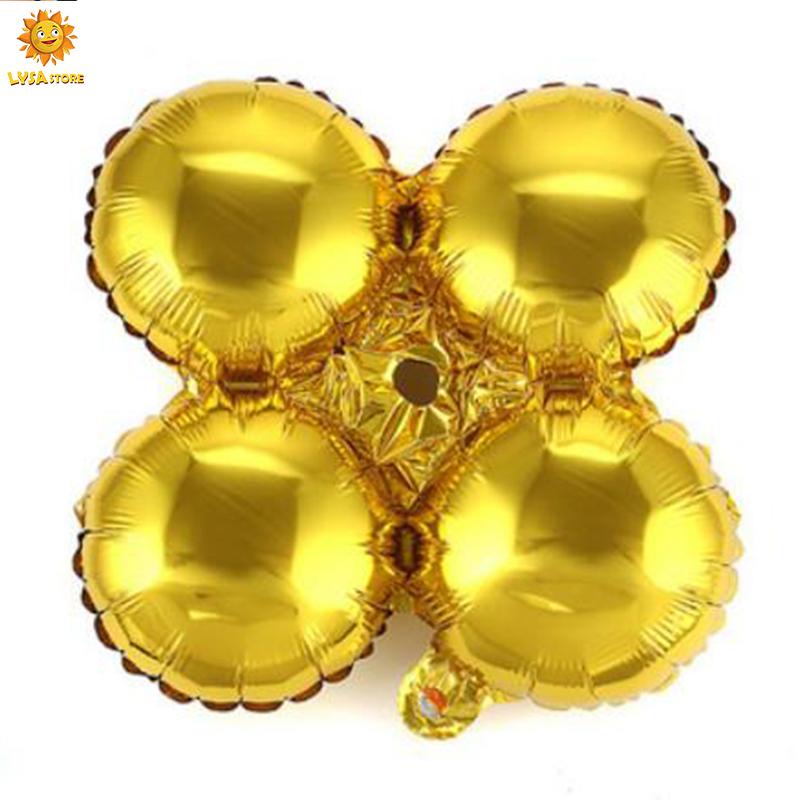 Four-leaf Clover Aluminum Foil Balloons for Wedding Decoration Birthday Party Arch Balloon Anniversary Opening Ceremony