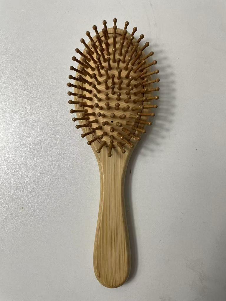 Bamboo Air Cushion Massage Comb for Women's Long Hair