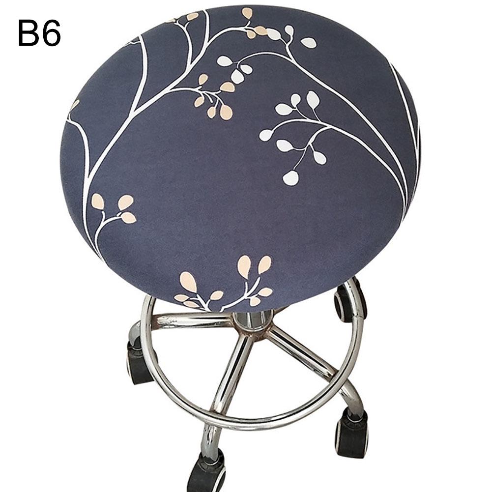 Seat Stool Round 30-45cm  Cover Floral Decor Printed Spandex  Chair