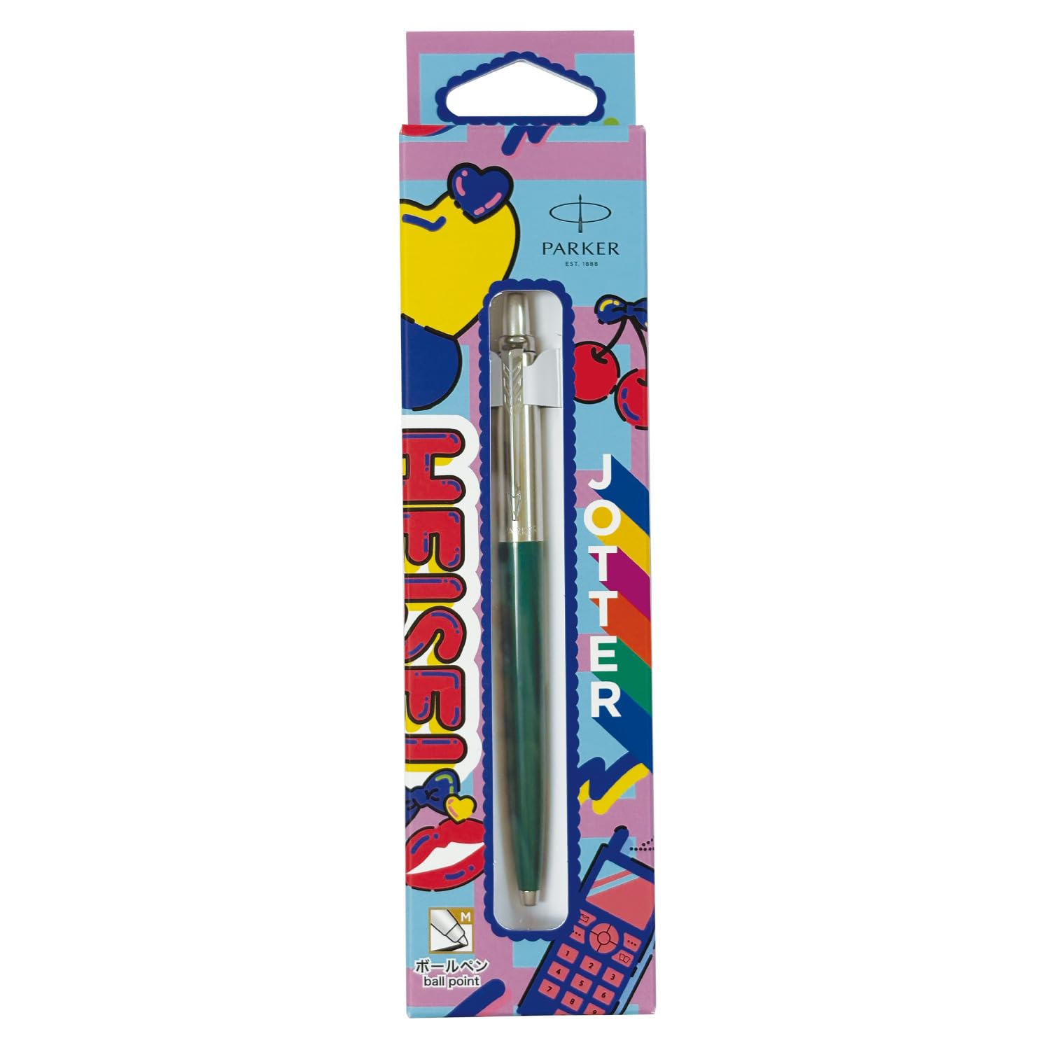 

PARKER Jotter Original Кулькова ручка Лісовий зелений Середній Оригінальна Хейсей Ретро 2207159 Ручка, Нержавіюча сталь, Хромоване покриття, Кулькова, Глянцеве покриття, Перо, На основі олії, Упаковка,
