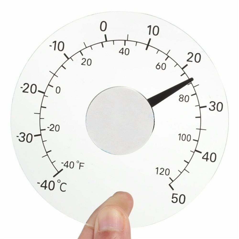 Clear Window Thermometer Mini Celsius Tester Outdoor Temperature Meter Garden Greenhouse