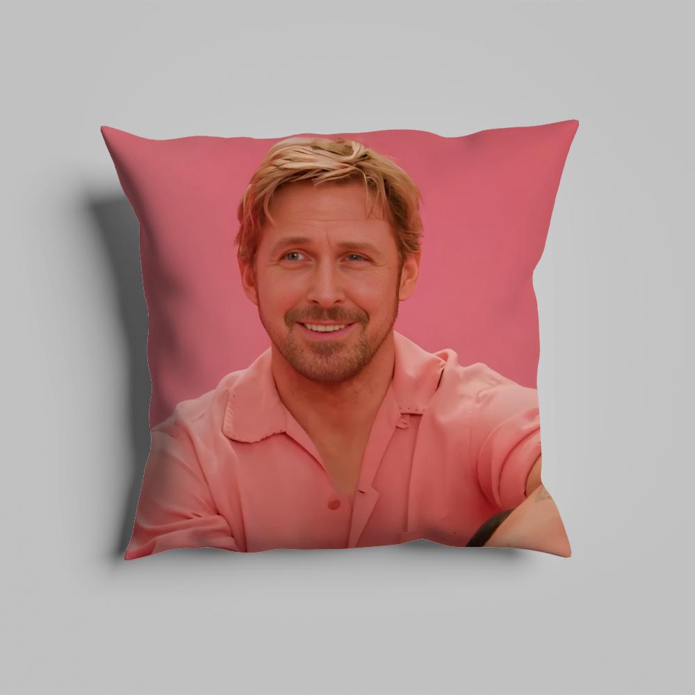 

Pillow Case luxurious home office, sofa decorative Multi sized car seat cushions, pillowcases R-Ryan Gosling Face 12x12Inch